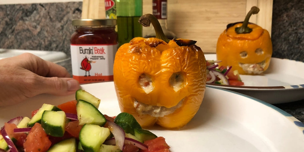 Trick Or Treat Stuffed Peppers