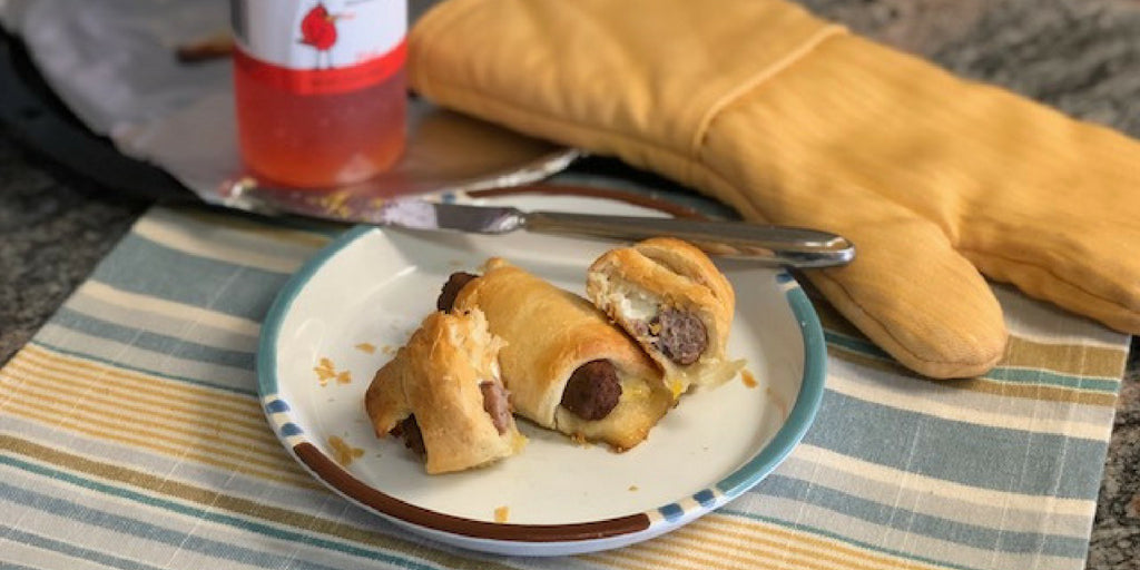 Pigs In A Cheesy Pepper Jelly Blanket